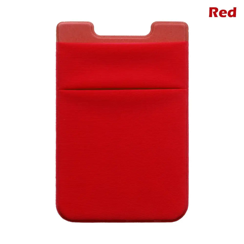 Stick-On Phone Card Holder – Silicone Phone Wallet Pocket