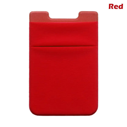 Stick-On Phone Card Holder – Silicone Phone Wallet Pocket