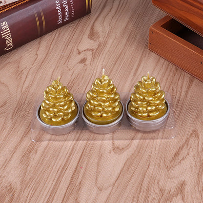 Weihnachtsfiguren-Kerzen 3er-Pack | Weihnachtsmann, Schneemann & festliche Motive | 6 Farben | Weihnachts- & Hochzeitsdekoration