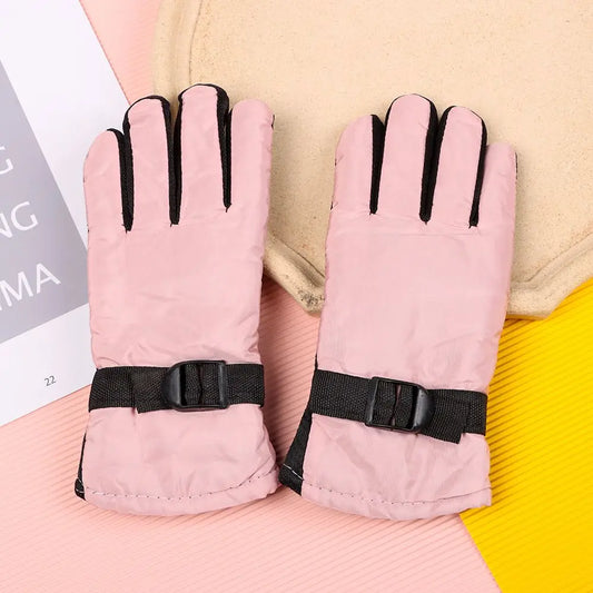 Ski Gloves for Kids & Adults – Adjustable Insulated Snow Gloves
