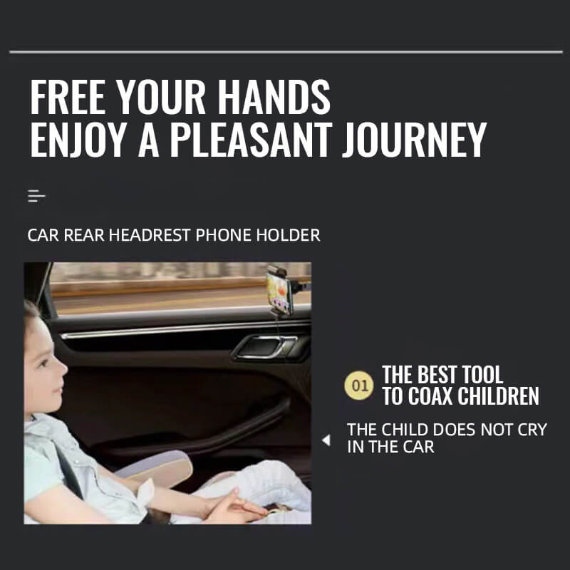 360° Rotating Car Headrest Tablet Mount