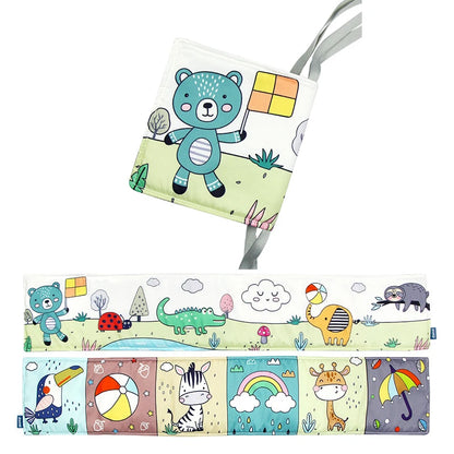 Baby Soft Cloth Book – Crinkle Sensory Book for 0–12 Months