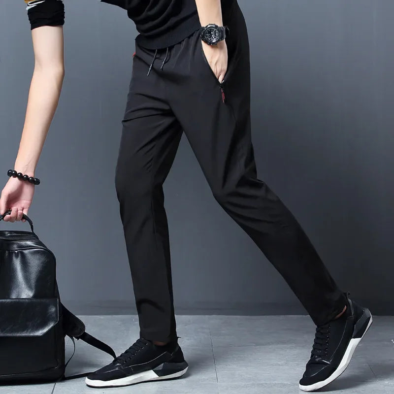 Men's Lightweight Straight-Leg Casual Pants