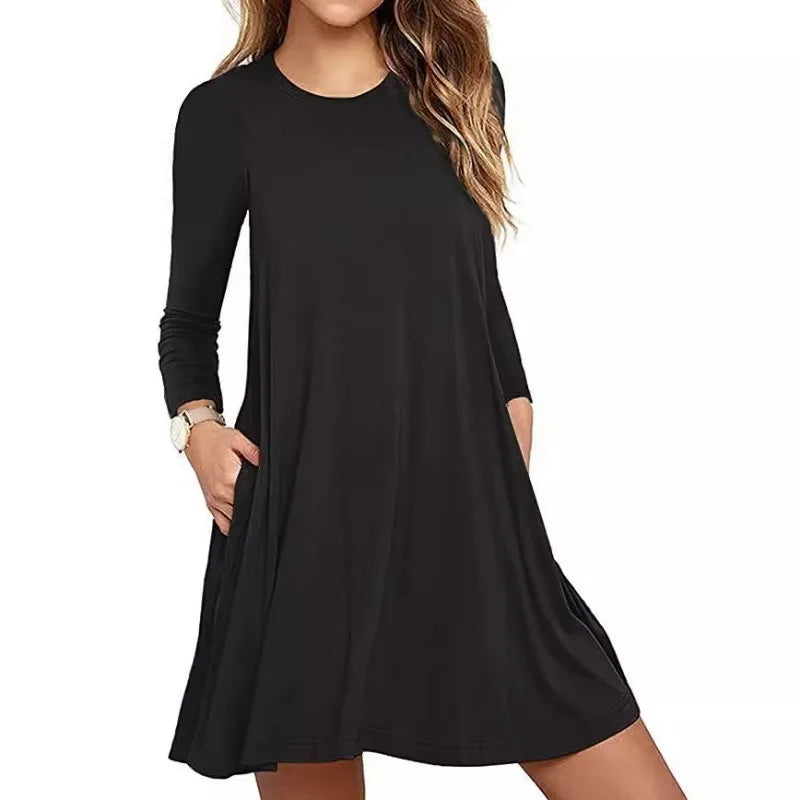 Women's Embroidered A-Line Mini Dress