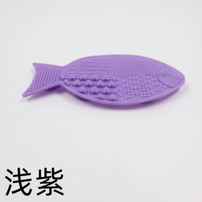 Lick Mat for Cats & Small Dogs – Suction-Cup Slow Feeder