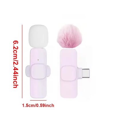Microfoni Lavalier Wireless Doppi – Microfoni a Clip per Telefono e PC