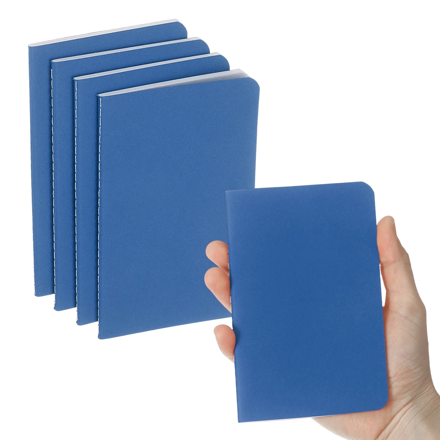 4/6Pcs A6 Mini Pocket Notebook Kraft Paper Lined Journal Memo Pad 30 Sheets/60 Pages Portable Notebook Notepad Office Supplies