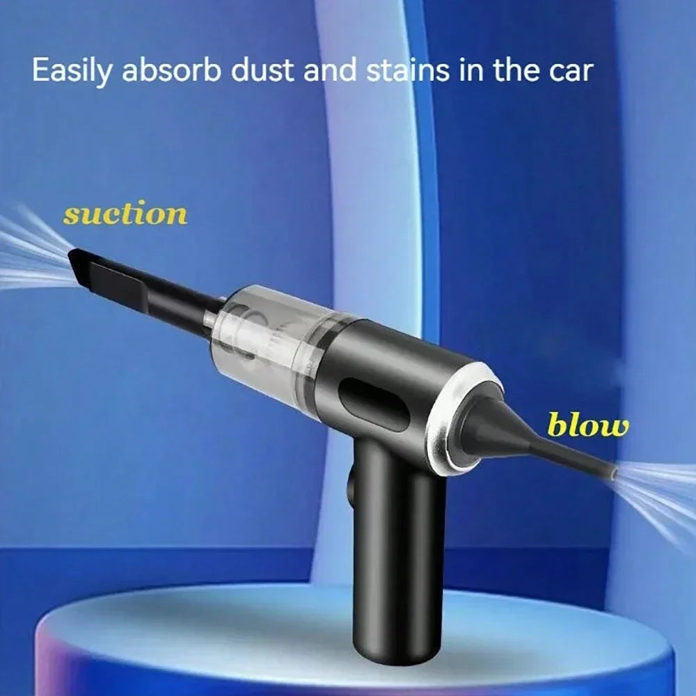 Cordless Handheld Vacuum – Rechargeable Mini Car & Home Vacuum with Washable HEPA Filter