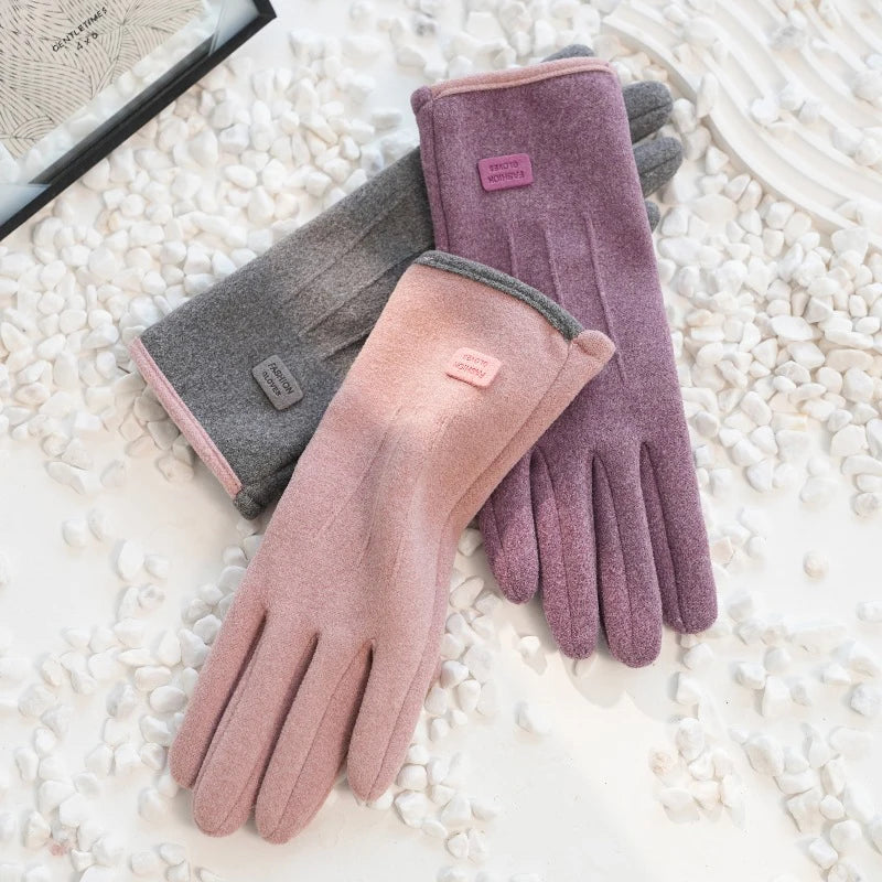 Women's Soft-Lined Windproof Touchscreen Gloves