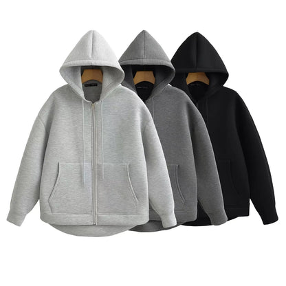 HH Damen Kapuzenjacke mit Reißverschluss und Taschen