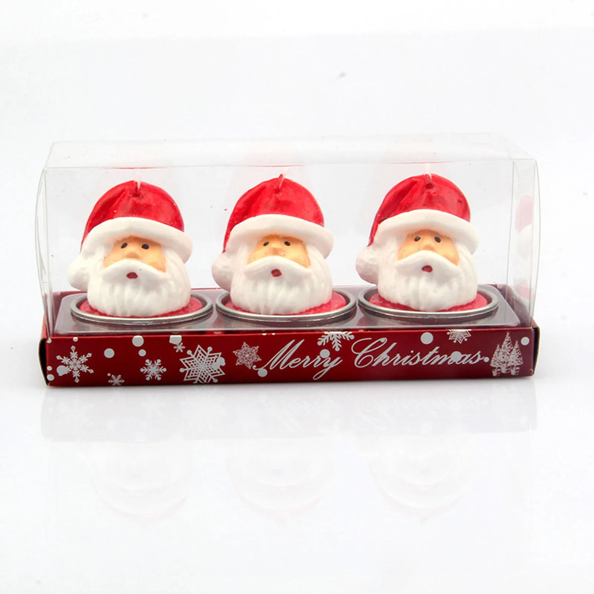 Christmas Tree Scented Candle Handmade Santa Claus Cute Soy Wax Candles Snowman Wedding Candles Home Decoration Party Xmas Gifts