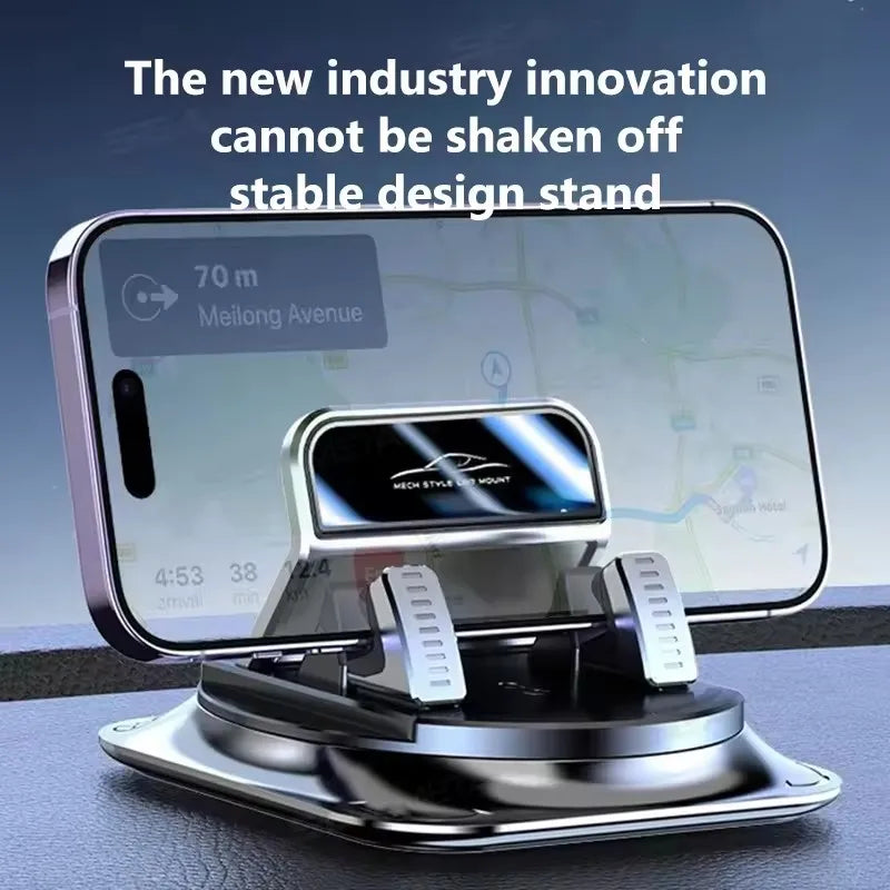 Silicone Dashboard Phone Holder – Anti-Slip Car Mount with 360° Rotation
