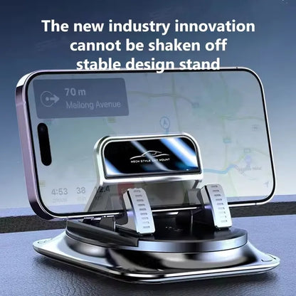 Silicone Dashboard Phone Holder – Anti-Slip Car Mount with 360° Rotation