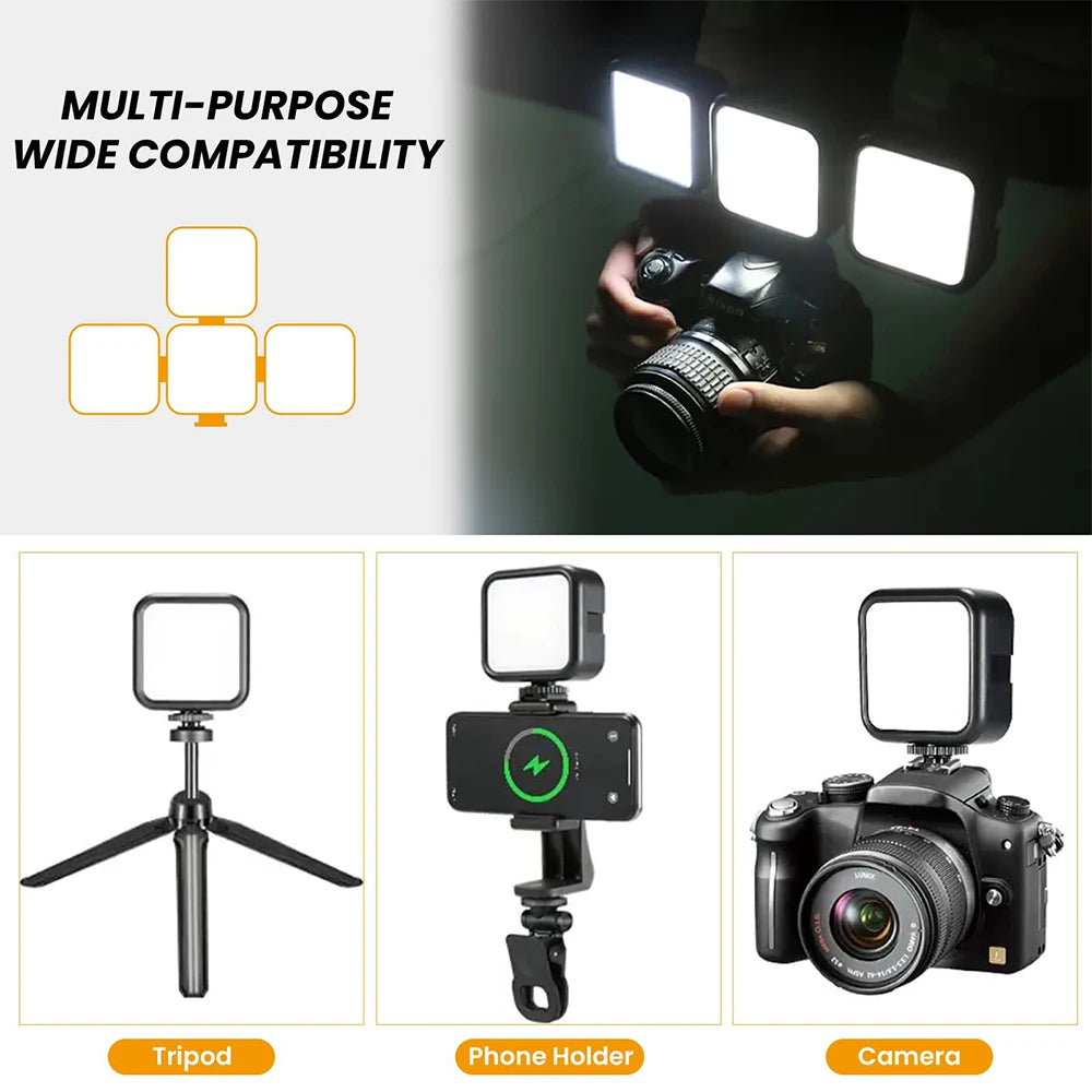 Pocket RGB Video Light – Rechargeable Mini LED Fill Light