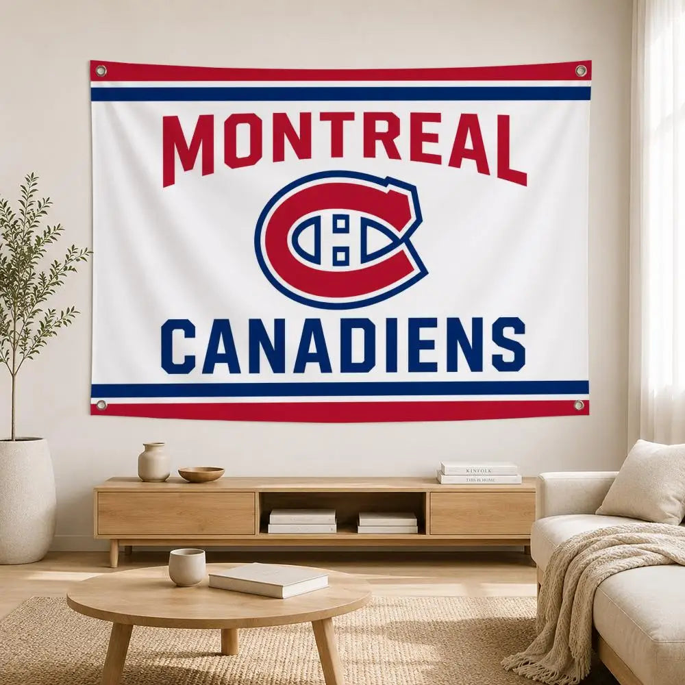 Montreal Canadiens Garden Flag | Indoor & Outdoor Yard Banner for Patio, Porch & Fan Cave
