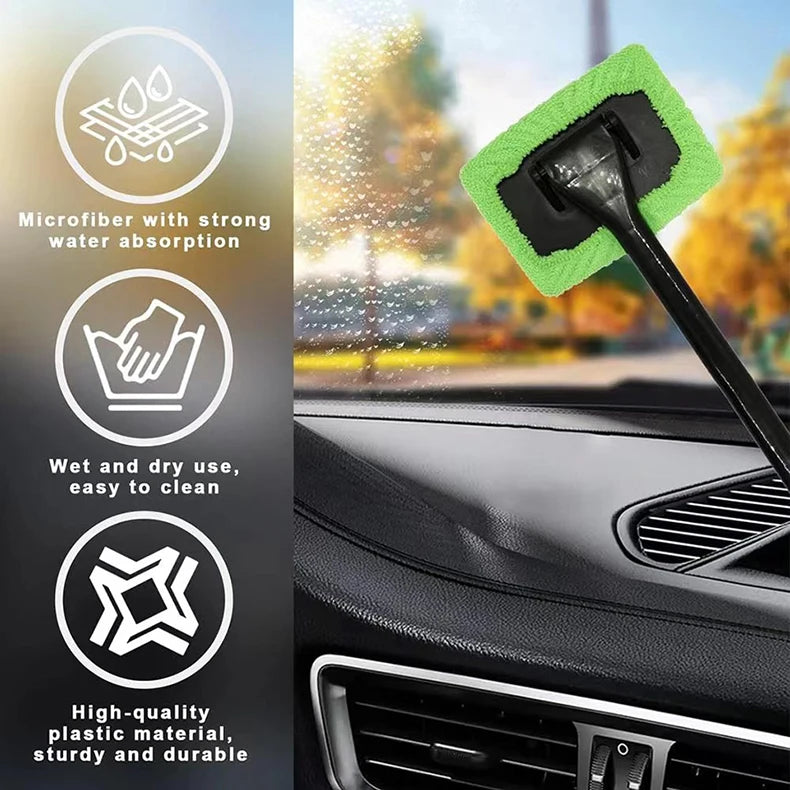 Long-Handle Car Windshield Cleaning Brush