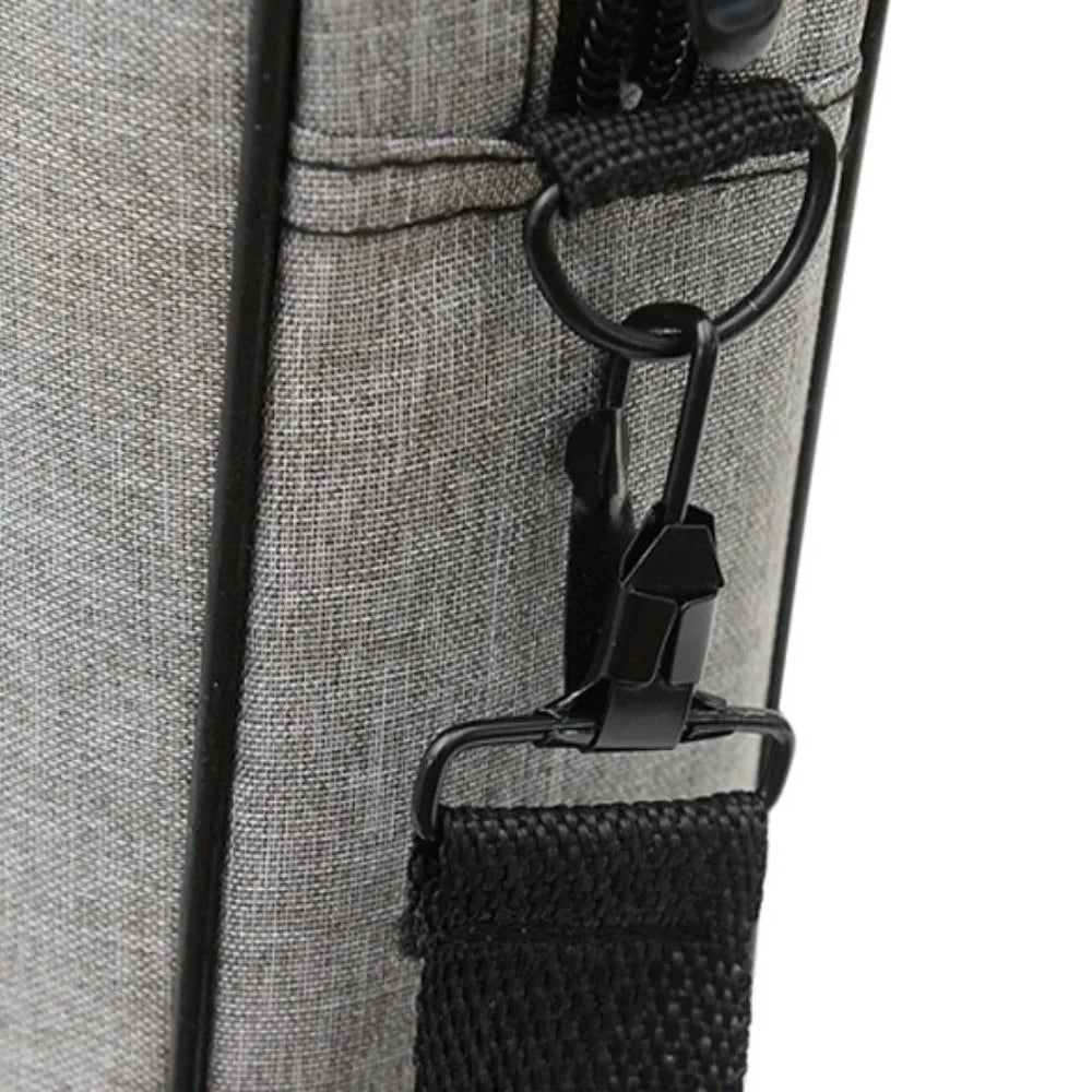 Business Laptop Shoulder Bag 15.6"-17" - Solid Colour Briefcase with Handle