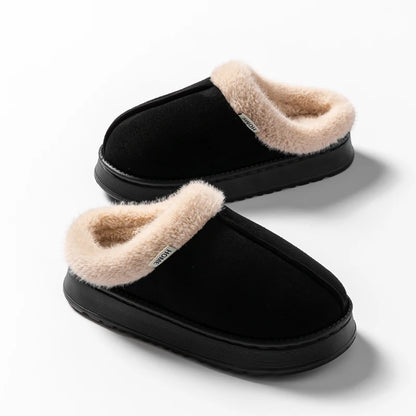 Women's Fluffy Winter Slippers – Warm Non-Slip House Slippers