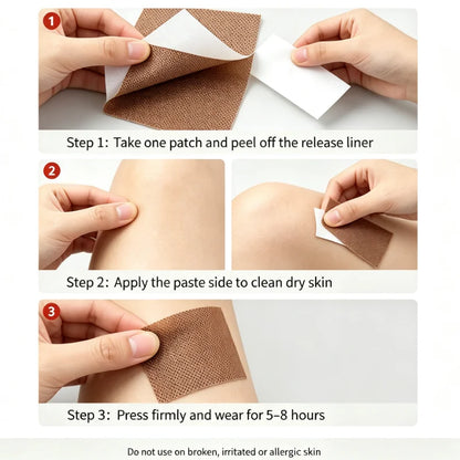 Air-Activated Heat Patches – 50 or 100 Self-Heating Warmers