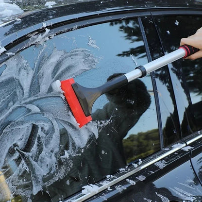 Spazzola per neve e raschietto per ghiaccio estendibile per auto – Manico telescoppico in alluminio