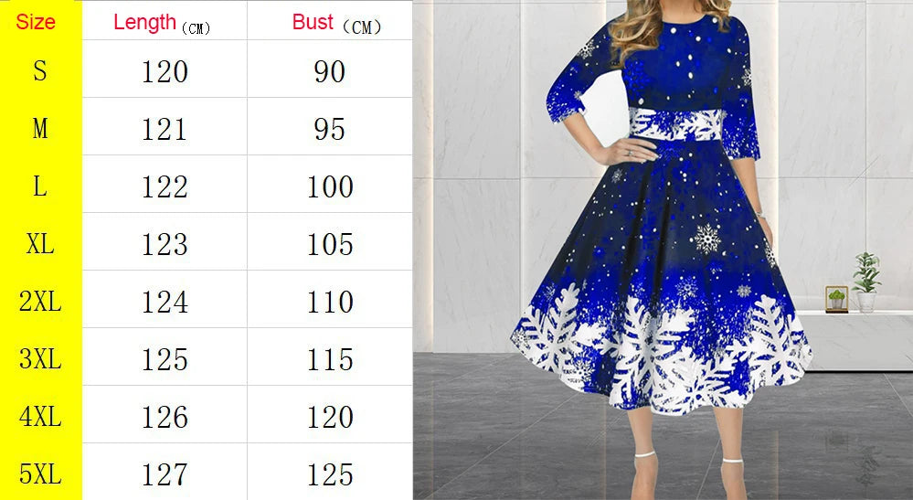 Women's Printed Half-Sleeve A-Line Mini Dress