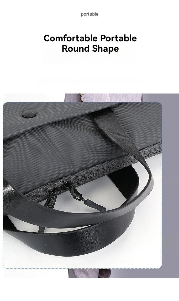 Waterproof Laptop Sleeve Bag 15.6" - Shoulder Briefcase for MacBook Air & Pro