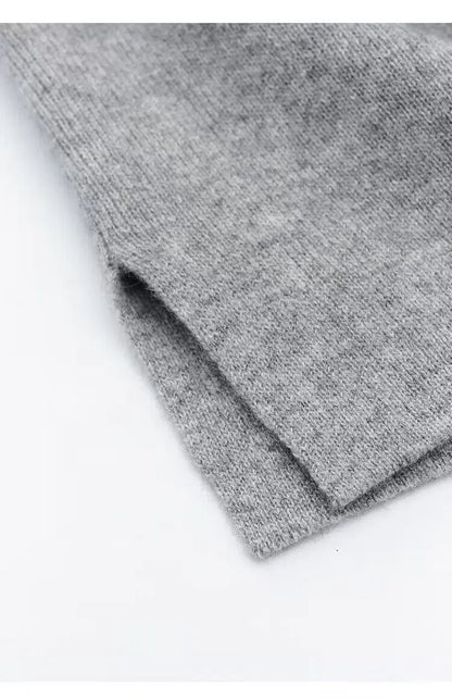 Vestido midi de punto en línea A con cinturón para mujer