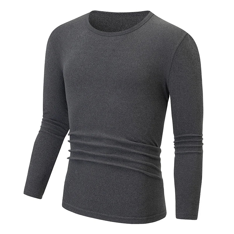 Men's Thermal Base Layer Top – Warm Long-Sleeve Undershirt