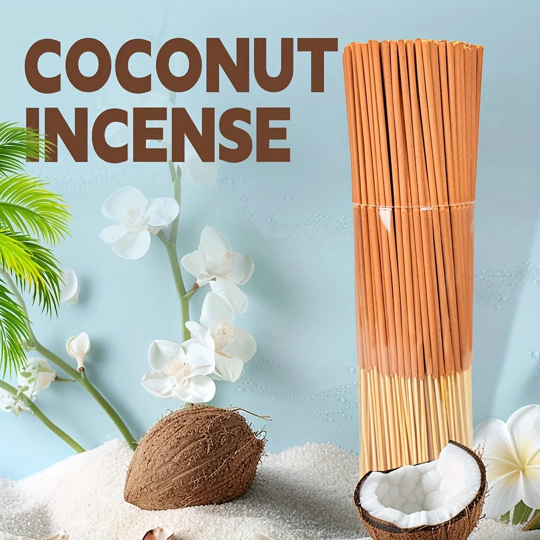 102/202 pieces of natural coconut vanilla scented candles, lasting 30-40 minutes, purify the air, create a fresh atmosphere for the bedroom/living room, suitable for offices, yoga, reading relaxation, and as a creative