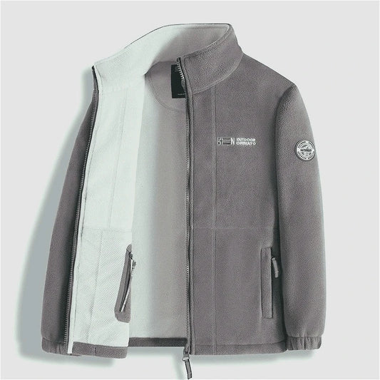 FGKKS Men's Zip-Up Casual Jacket