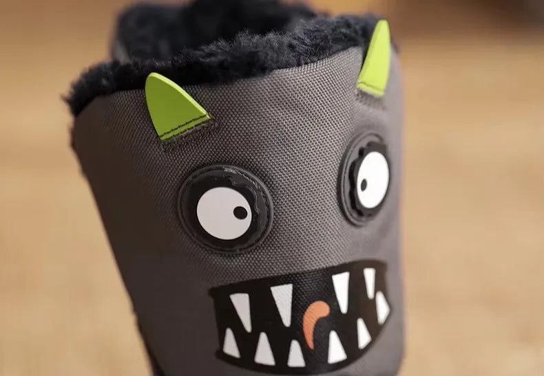 Toddler Animal Snow Boots – Plush-Lined Non-Slip Winter Boots