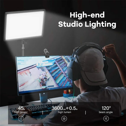 Pannello luminoso LED bicolore da 11 pollici – Luce di riempimento regolabile per fotografia