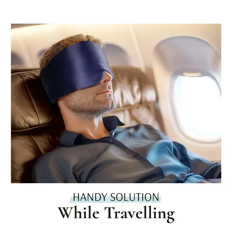 Silk-Touch Sleep Mask – Padded Light-Blocking Eye Mask