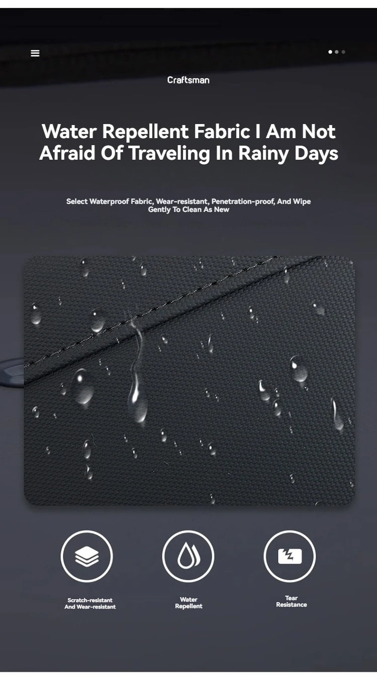 Waterproof Laptop Sleeve Bag 15.6" - Shoulder Briefcase for MacBook Air & Pro