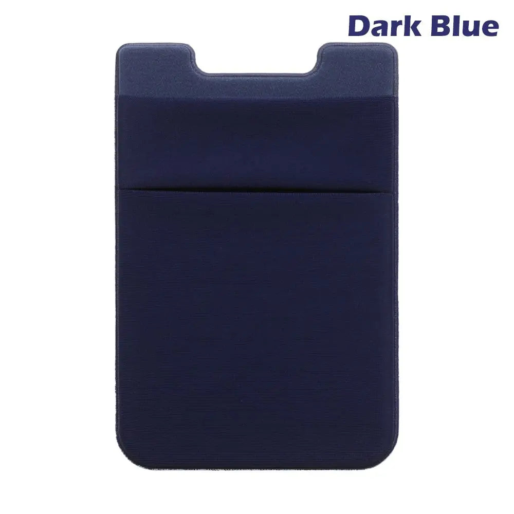 Stick-On Phone Card Holder – Silicone Phone Wallet Pocket