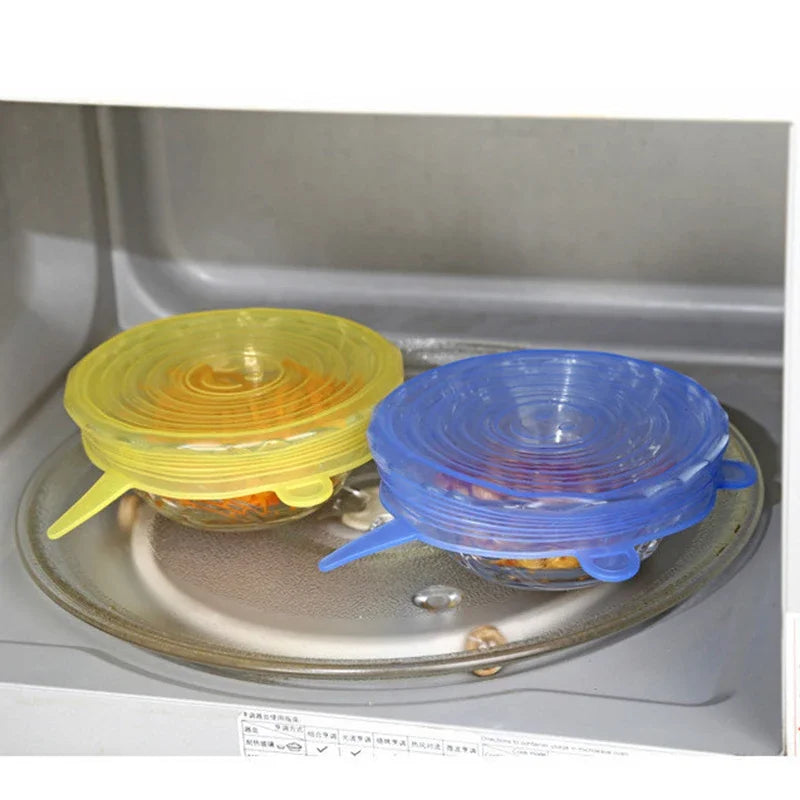 Silicone Stretch Lids – 16 Sizes Universal Food Cover for Bowls, Pots & Pans | Microwave Safe