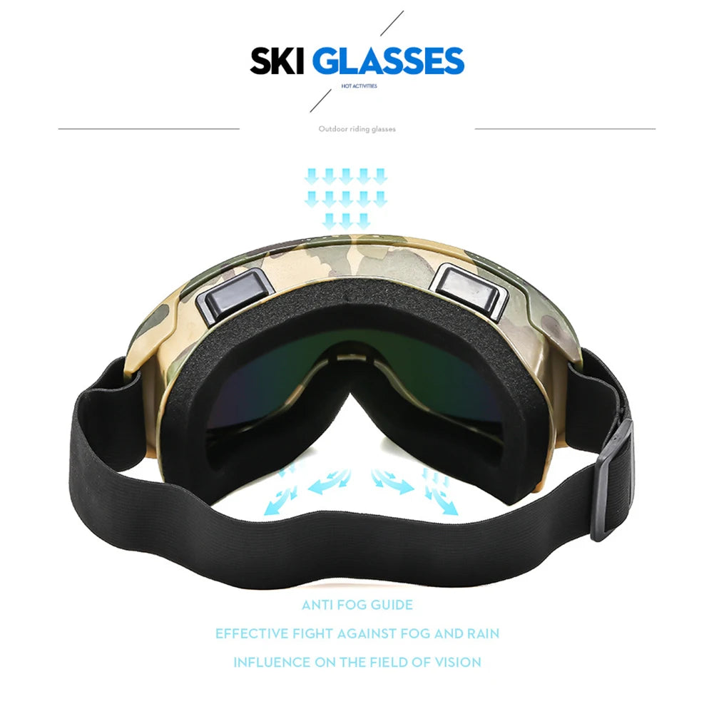 Anti-Fog Ski Goggles – Windproof Snowboard Goggles