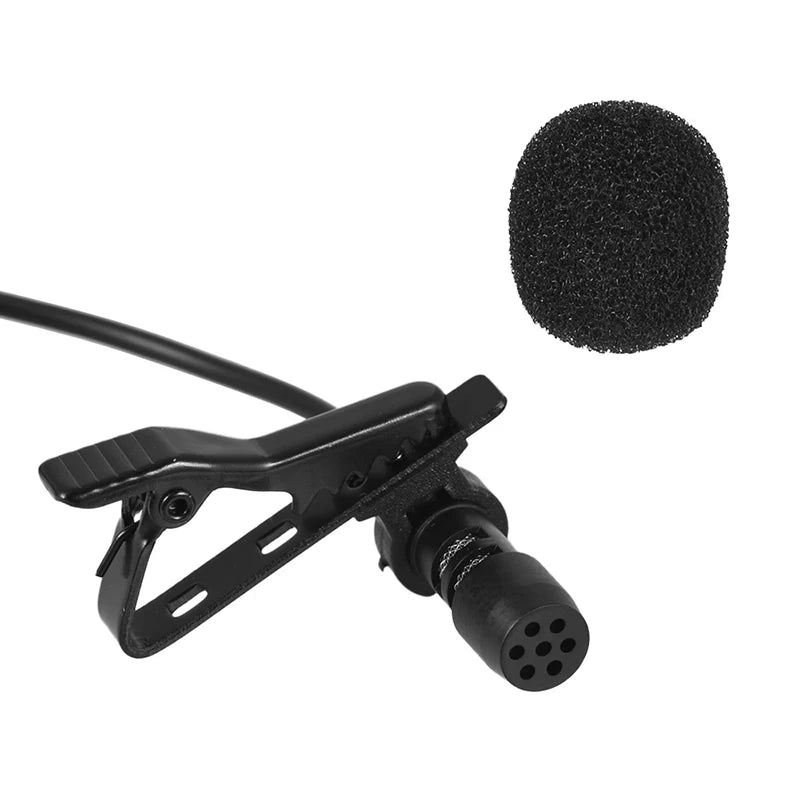 Wired Clip-On Lavalier Microphone – 3.5 mm, USB-C & USB Options