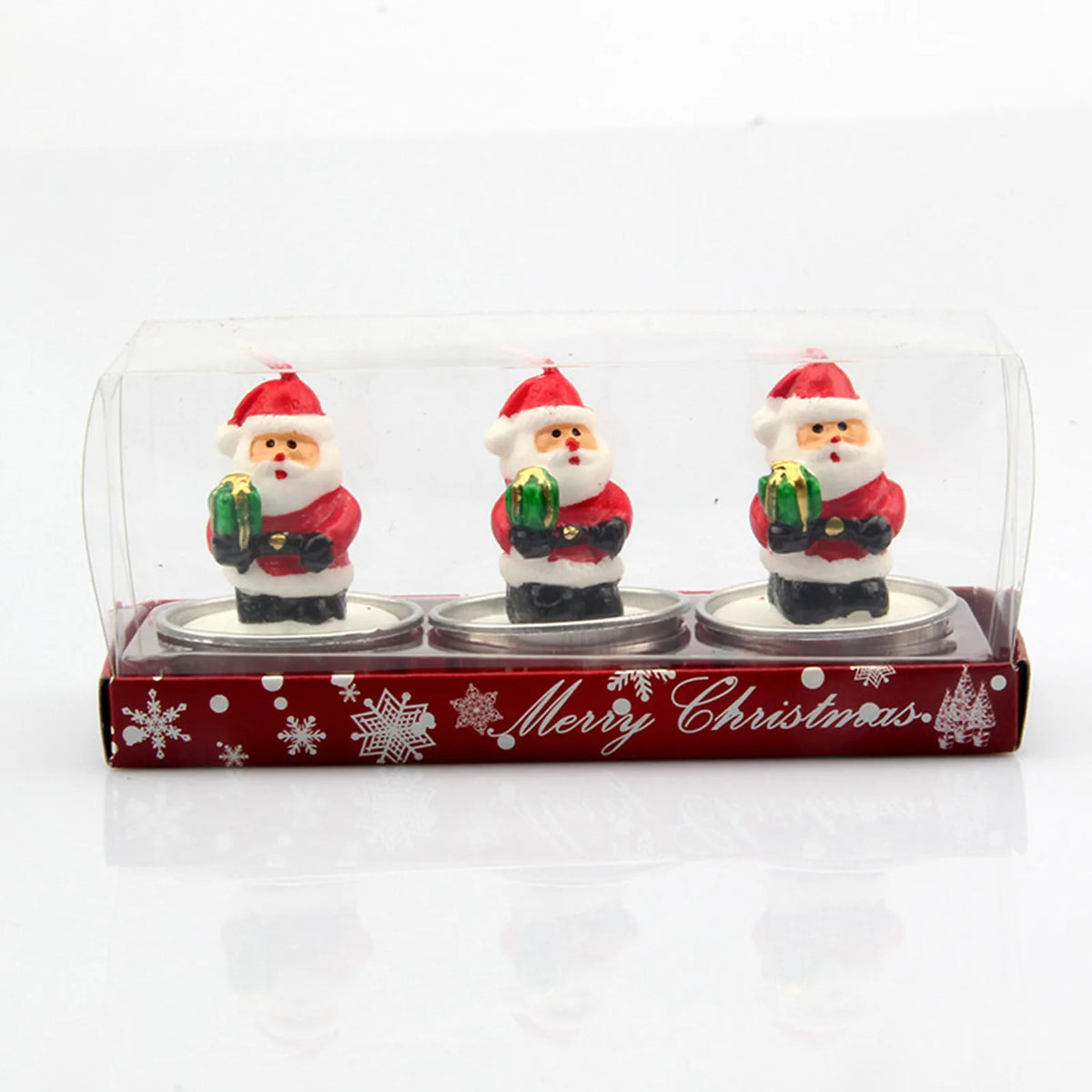 Christmas Tree Scented Candle Handmade Santa Claus Cute Soy Wax Candles Snowman Wedding Candles Home Decoration Party Xmas Gifts