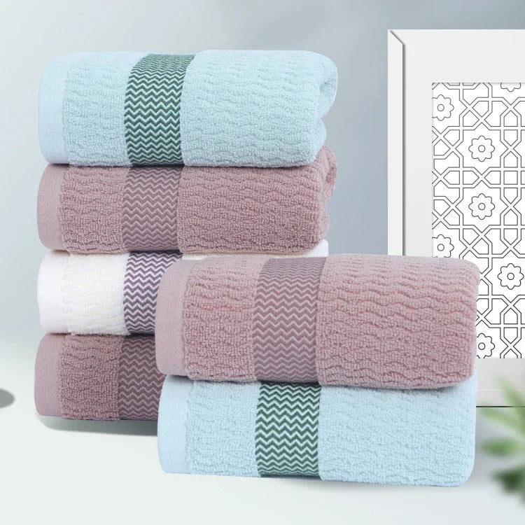 Thick Cotton Hand Towels – Pack of 2, 35 × 75 cm