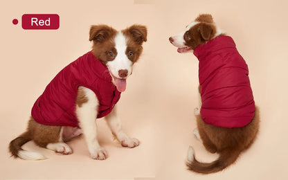 Caldo cappotto invernale imbottito in cotone per cani – Giacca per animali domestici per cani di piccola e grande taglia