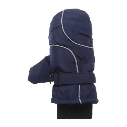 Guantes de esquí ajustables para niños – Guantes para nieve con forro de terciopelo (5–9 años)