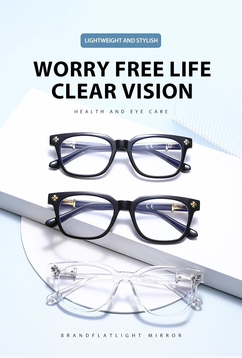 Blue Light Glasses – Square Computer Glasses for Men & Women