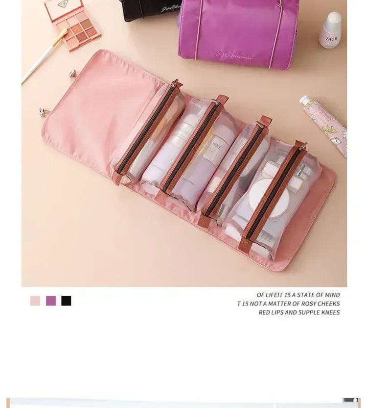 Makeup Organizer Bag – Luxury Toiletry Kit & Cosmetic Travel Case for Women