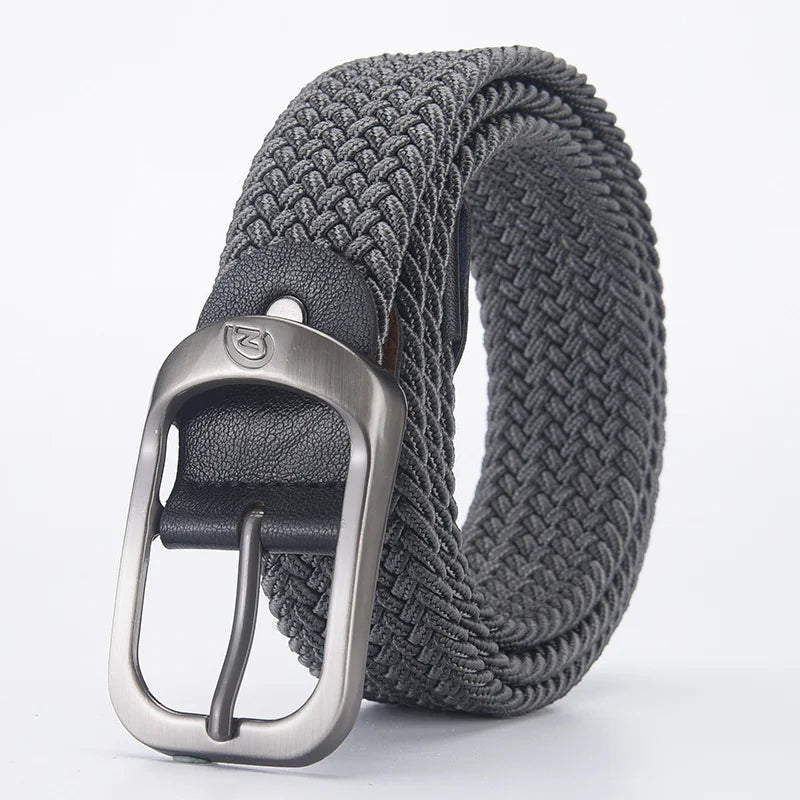 Woven Stretch Belt – Braided Elastic Belt for Men & Women