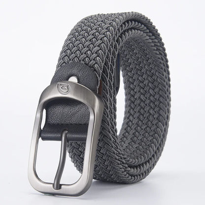 Cinturón elástico tejido – Cinturón elástico trenzado para hombre y mujer