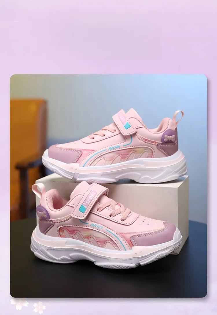 Girls' PU Sneakers