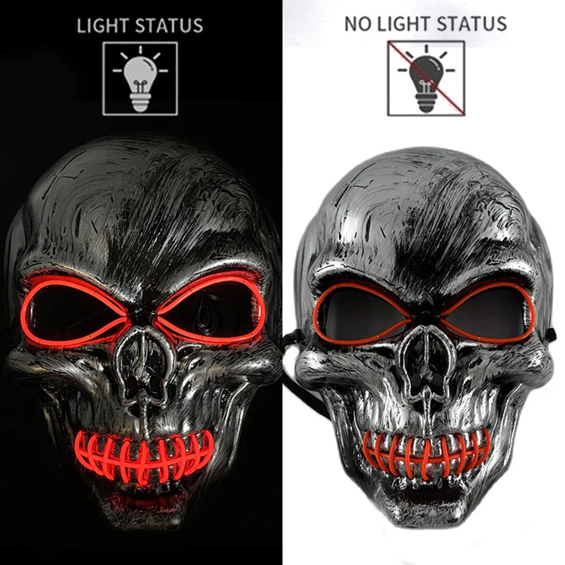 LED Light-Up Pirate Captain Hat - Glowing Tricorn Costume Hat for Halloween & Parties