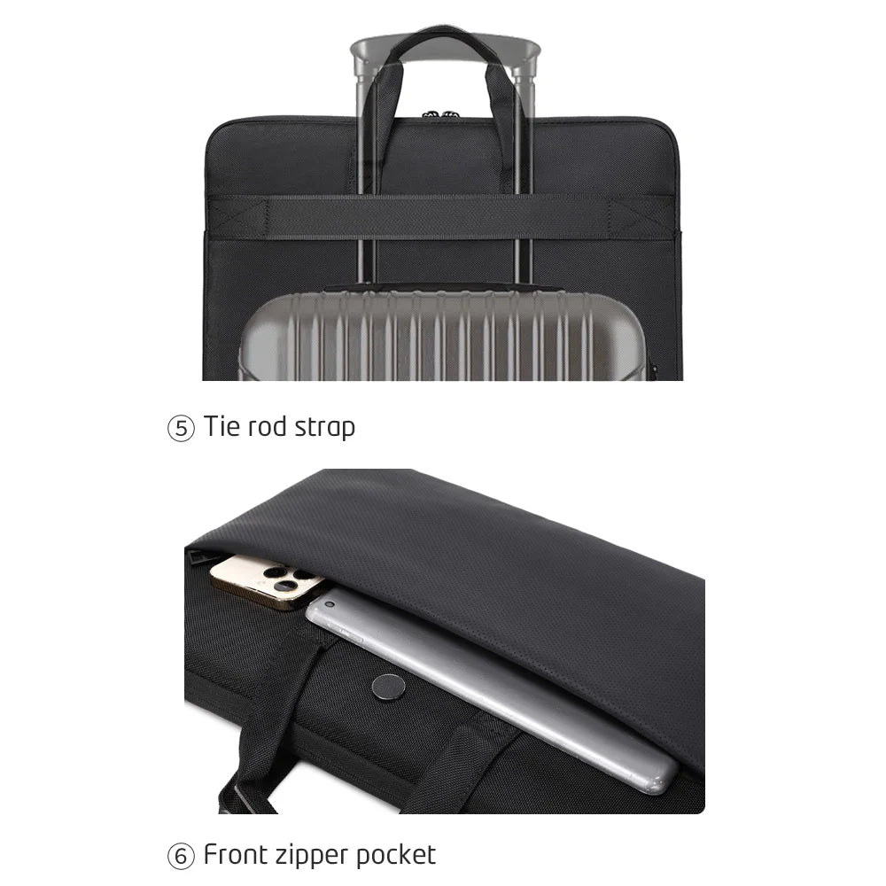Laptop Handbag 14"-15.6" - Portable Briefcase Sleeve for MacBook, HP, Dell & Acer