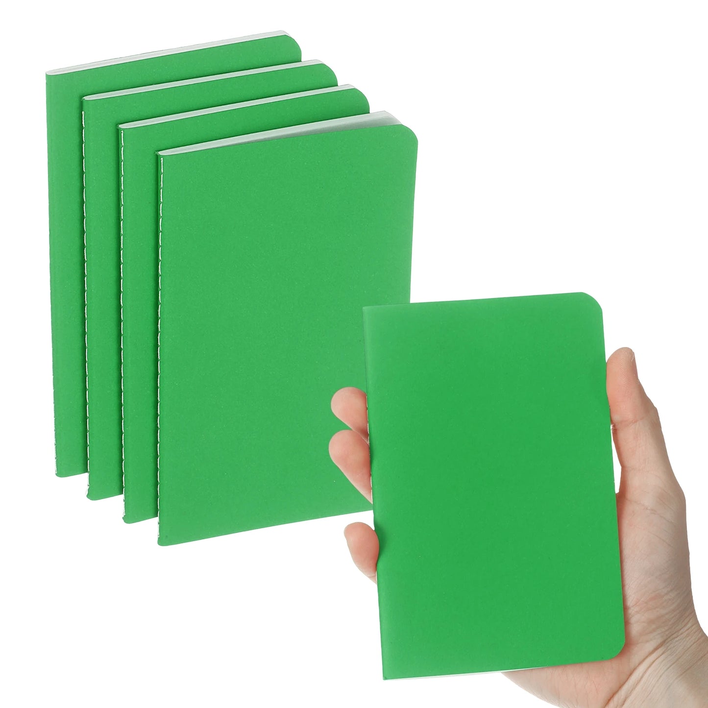 4/6Pcs A6 Mini Pocket Notebook Kraft Paper Lined Journal Memo Pad 30 Sheets/60 Pages Portable Notebook Notepad Office Supplies